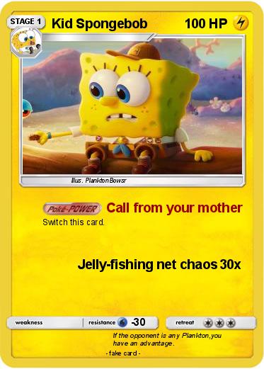 Pokemon Kid Spongebob
