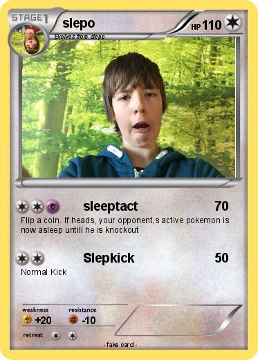 Pokemon slepo