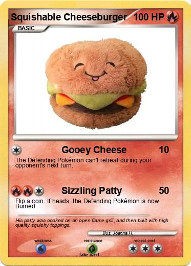 Pokemon Squishable Cheeseburger