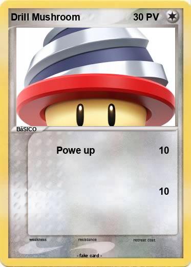 Pokemon Drill Mushroom