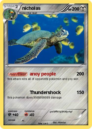 Pokemon nicholas