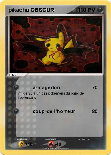 Pokemon pikachu OBSCUR