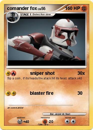 Pokemon comander fox