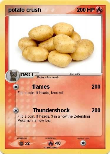 Pokemon potato crush