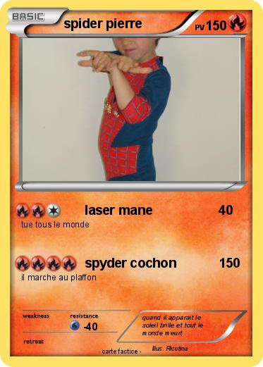 Pokemon spider pierre
