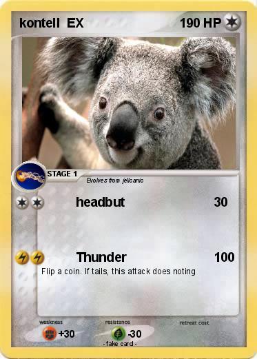 Pokemon kontell  EX