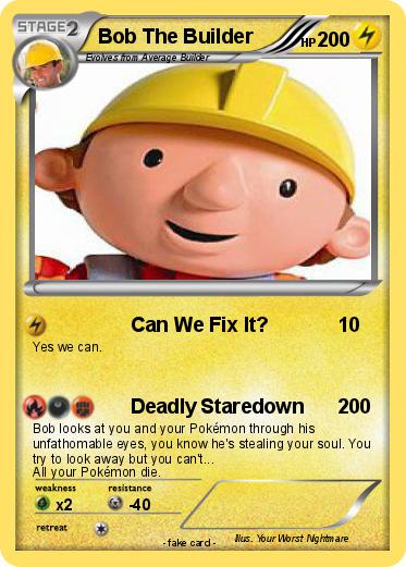 Pokemon Bob The Builder