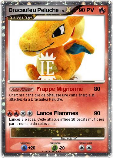 Pokemon Dracaufeu Peluche