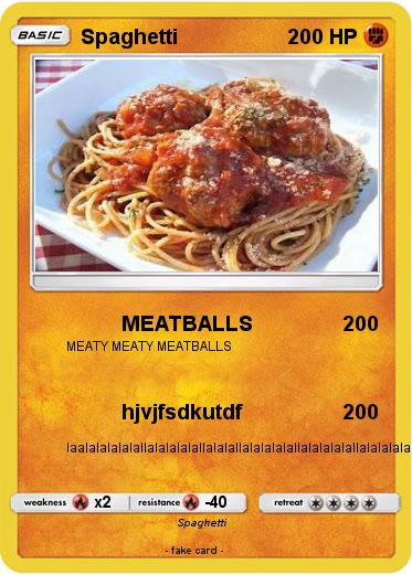 Pokemon Spaghetti