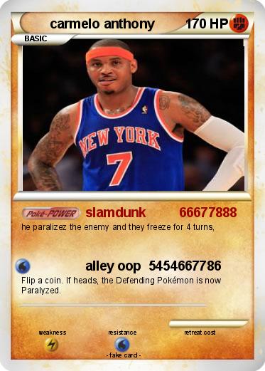 Pokemon carmelo anthony