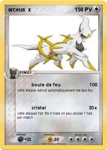Pokemon arceus  x                           