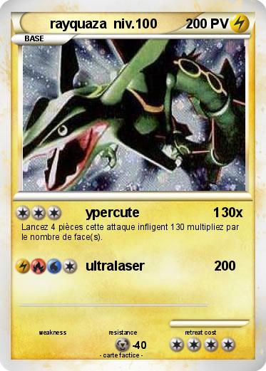 Pokemon rayquaza  niv.100