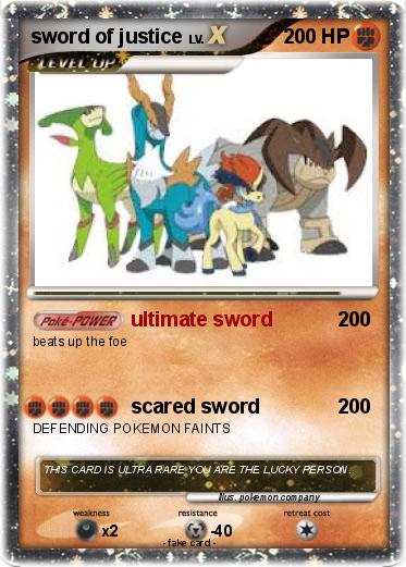 Pokemon sword of justice