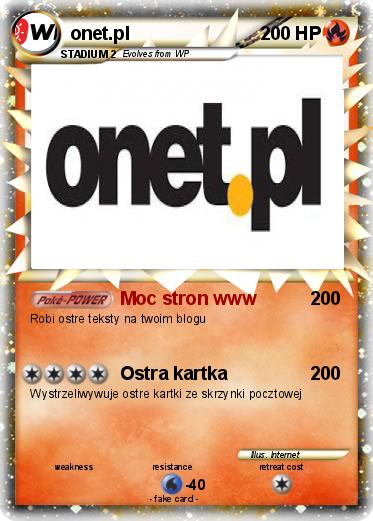 Pokemon onet.pl