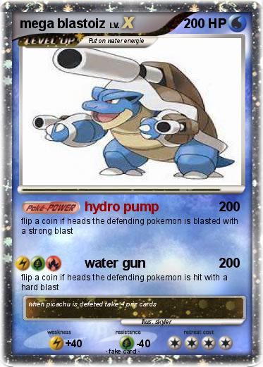 Pokemon mega blastoiz