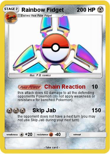 Pokemon Rainbow Fidget