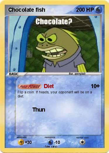 Pokemon Chocolate fish