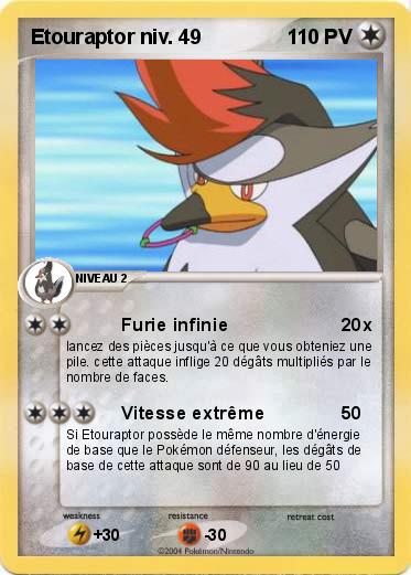 Pokemon Etouraptor niv. 49