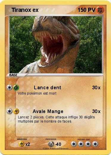 Pokemon   Tiranox ex