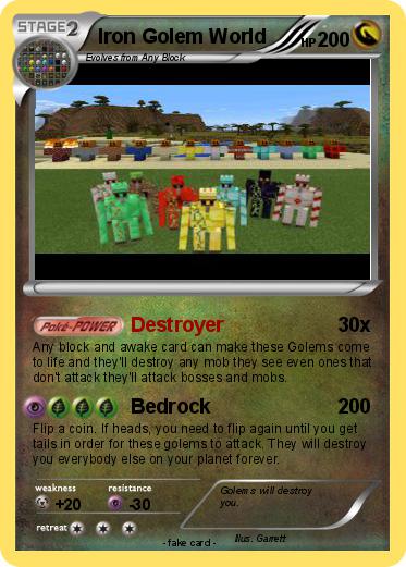 Pokemon Iron Golem World