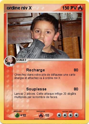 Pokemon ordine niv X