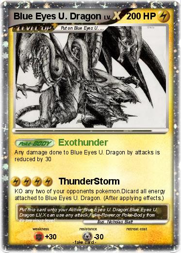 Pokemon Blue Eyes U. Dragon