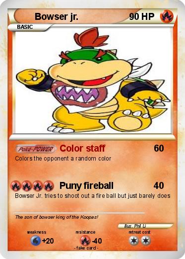 Pokemon Bowser jr.