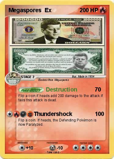 Pokemon Megaspores  Ex