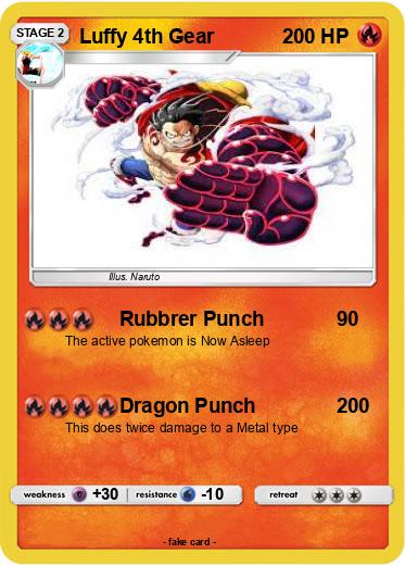 Pokemon Luffy 4th Gear