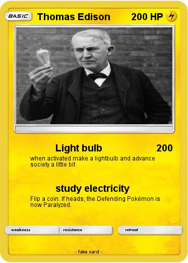 Pokemon Thomas Edison