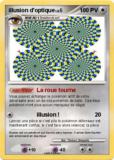 Pokemon illusion d'optique