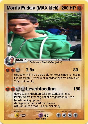 Pokemon Morris Fudala (MAX kick)