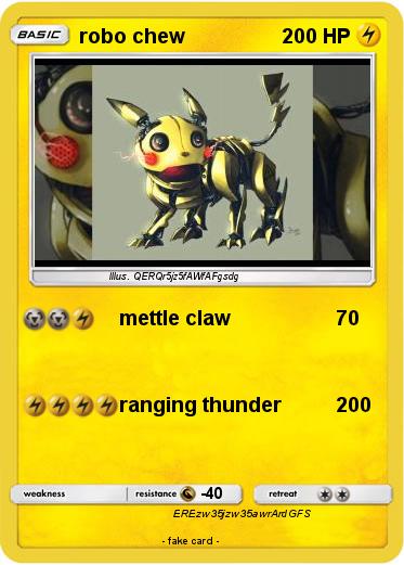 Pokemon robo chew