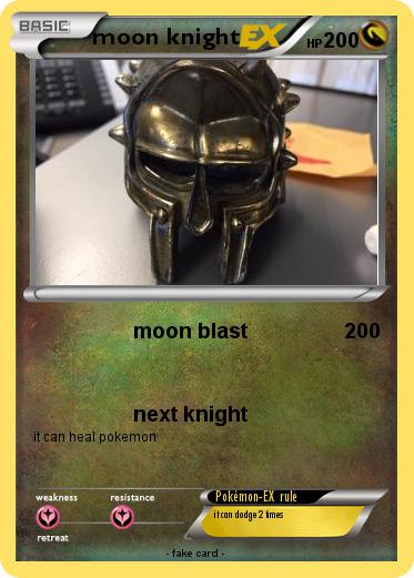 Pokemon moon knight