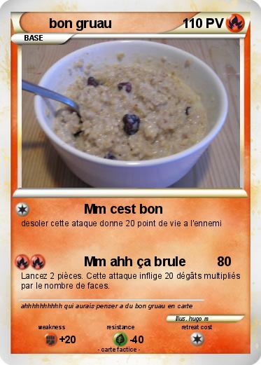 Pokemon bon gruau