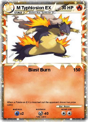 Pokemon M Typhlosion EX