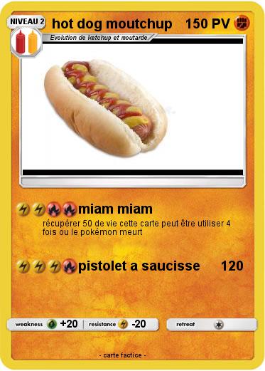 Pokemon hot dog moutchup