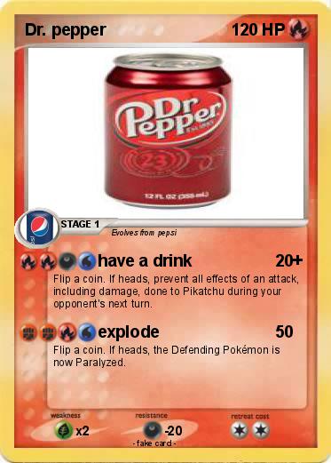Pokemon Dr. pepper