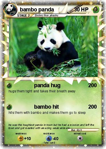 Pokemon bambo panda