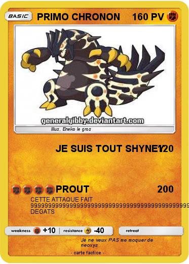 Pokemon PRIMO CHRONON
