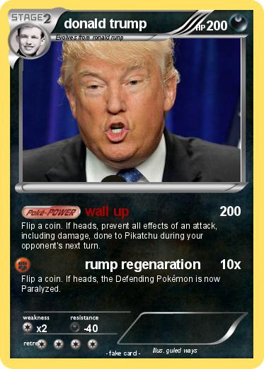 Pokemon donald trump