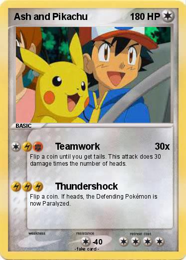 Pokemon Ash and Pikachu