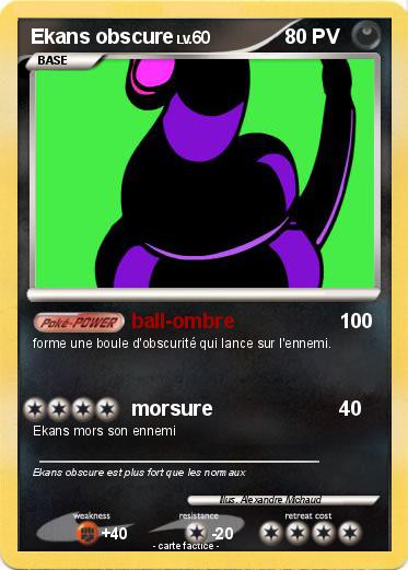 Pokemon Ekans obscure