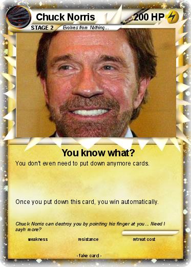 Pokemon Chuck Norris