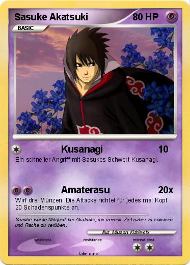 Pokemon Sasuke Akatsuki