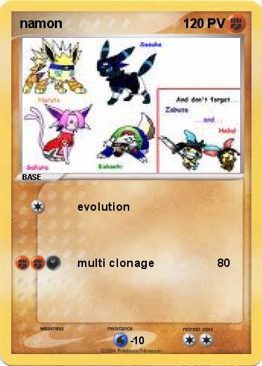 Pokemon namon