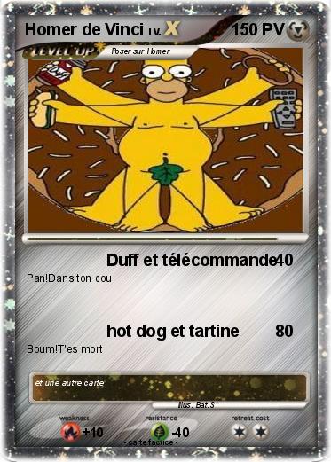 Pokemon Homer de Vinci