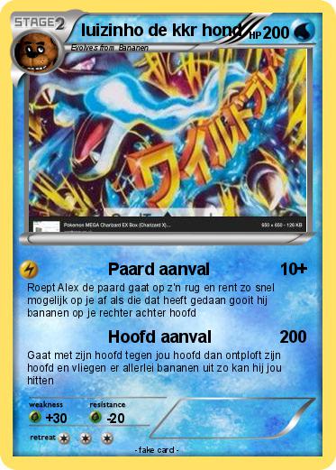 Pokemon luizinho de kkr hond