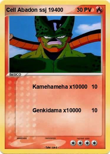 Pokemon Cell Abadon ssj 19400