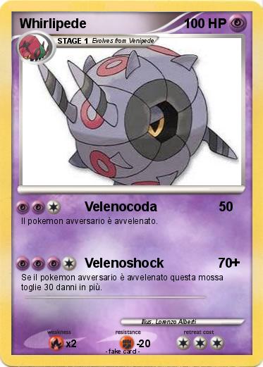 Pokemon Whirlipede